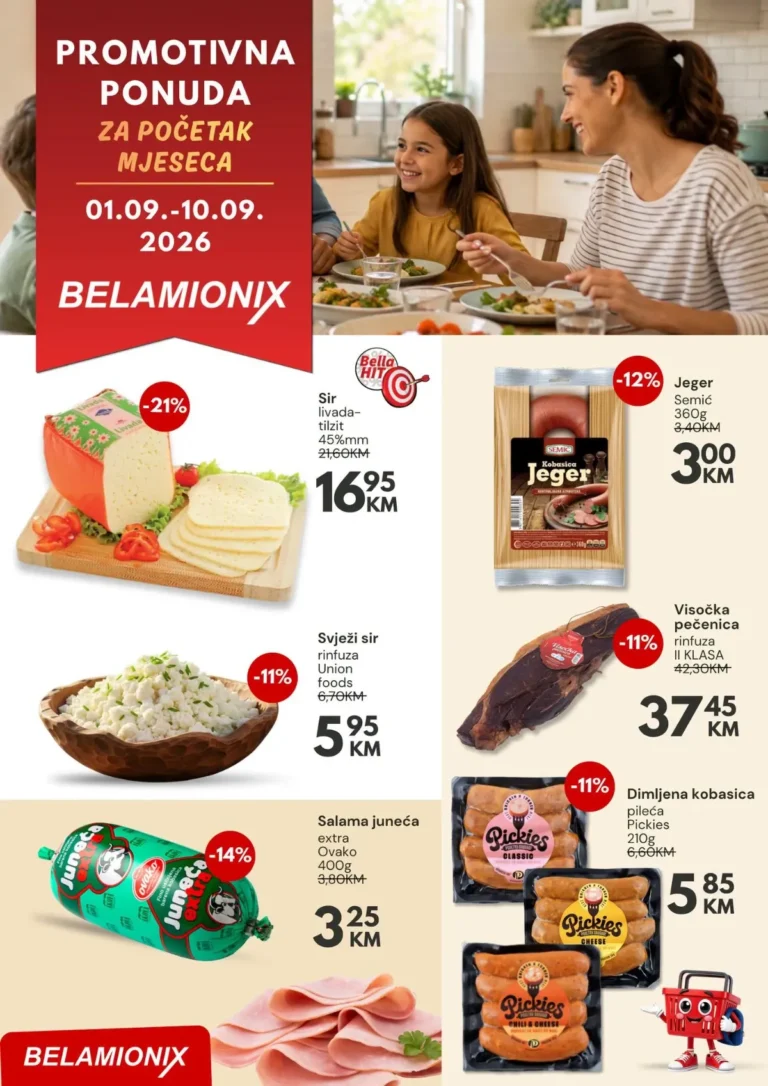 Belamionix katalog akcija strana 1 – važi od 1.9. do 10.9.2026.