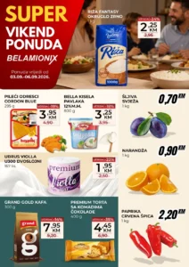 Belamionix katalog akcija strana 1 – važi od 3.9. do 6.9.2026.