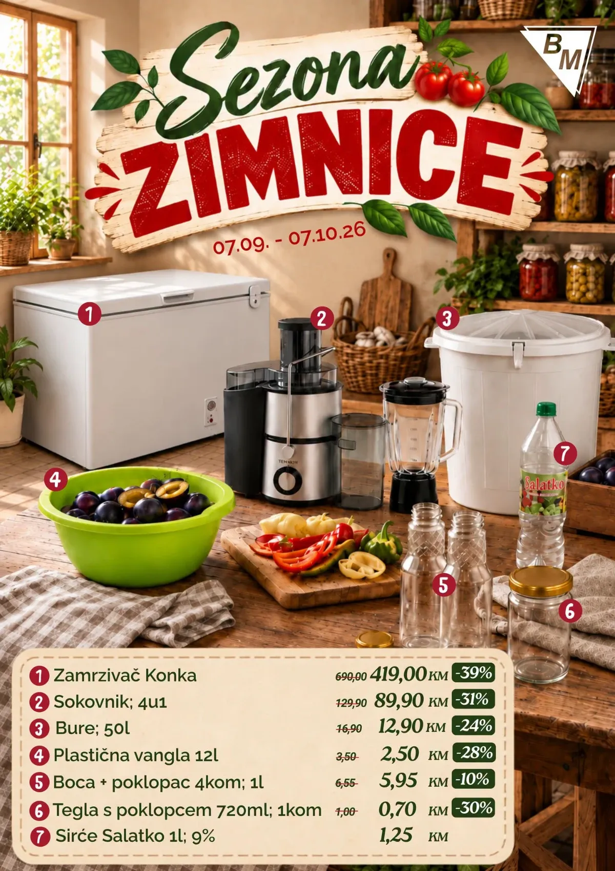 Belamionix katalog akcija strana 1 – važi od 7.9. do 7.10.2026.