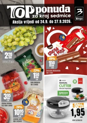 Bingo katalog, sedmična akcija 24.9.