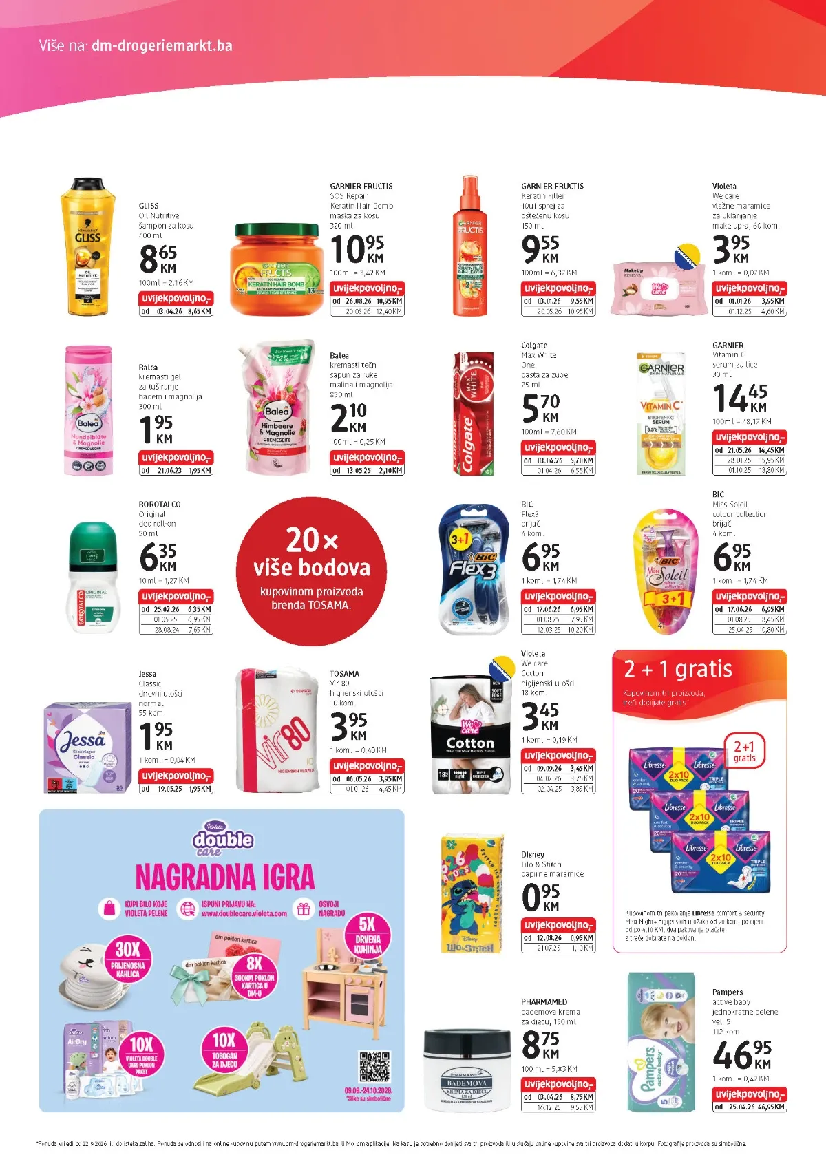 dm katalog akcija strana 2 – važi od 9.9. do 22.9.2026.