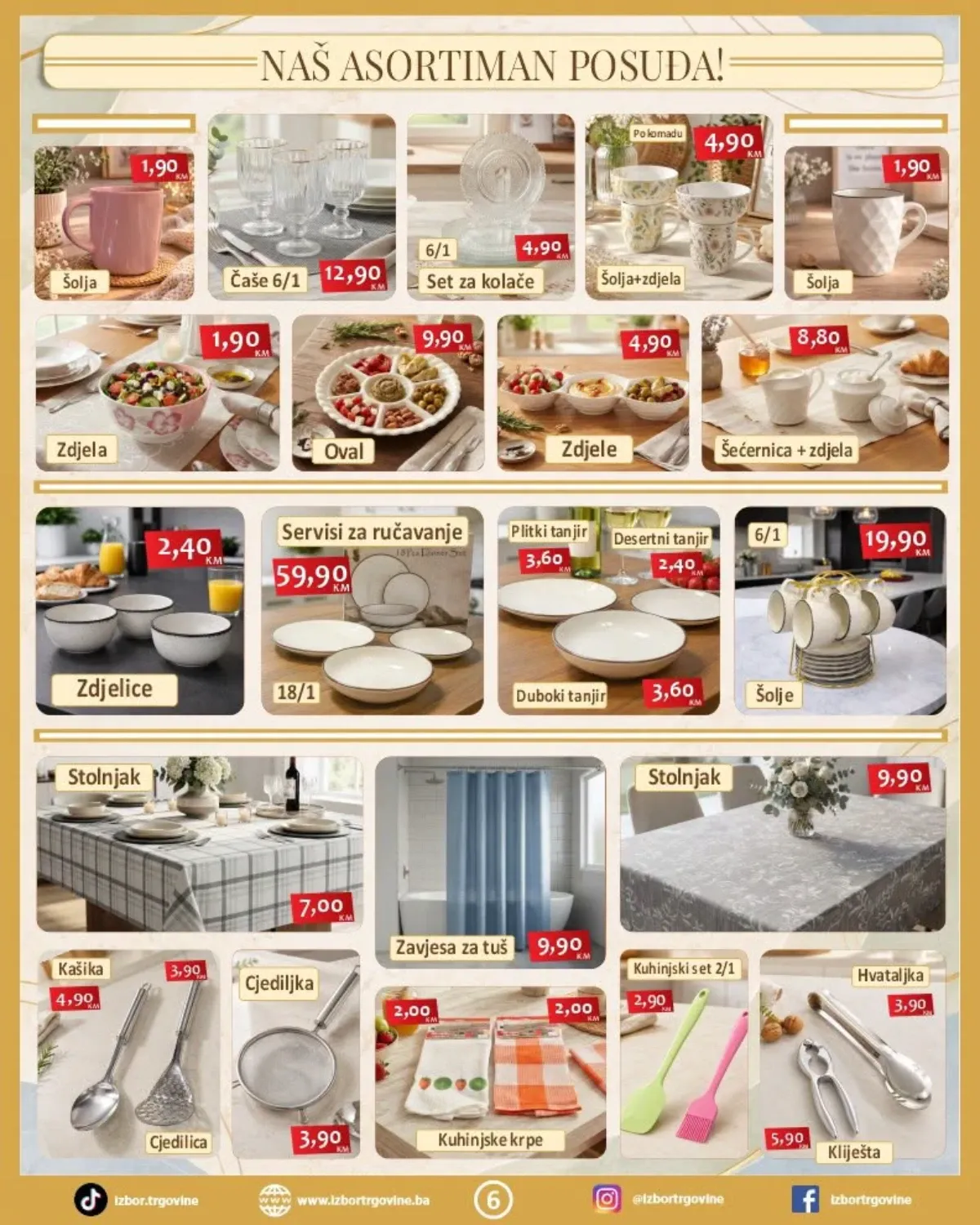 Izbor trgovina katalog akcija strana 6 – važi od 11.9. do 18.9.2026.