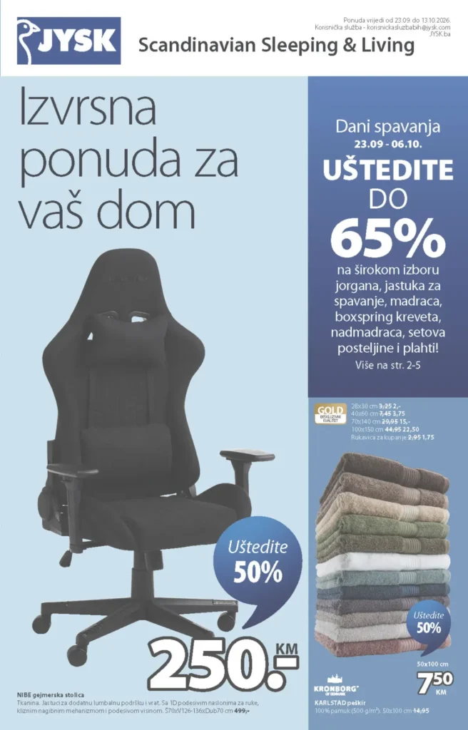 JYSK katalog, strana 1