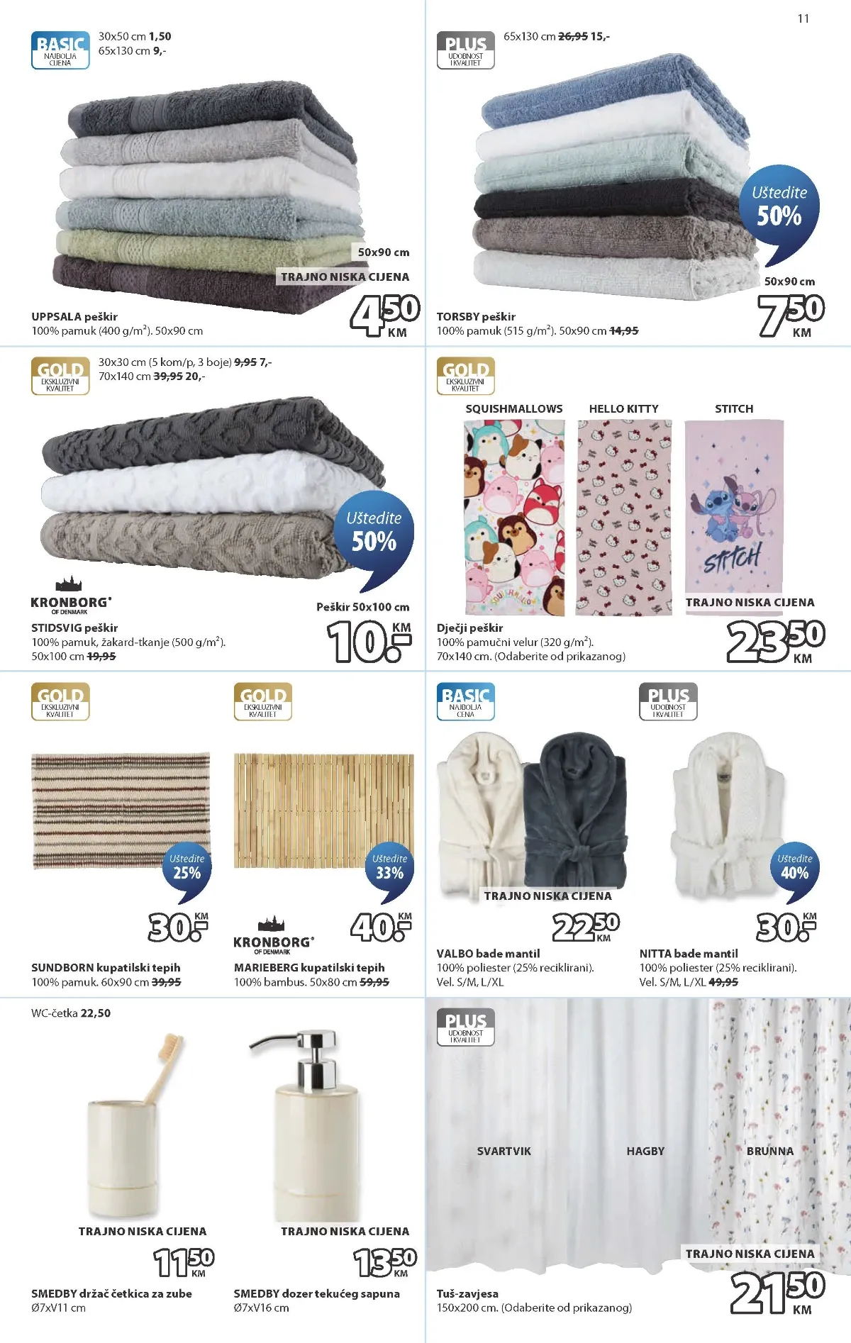 JYSK katalog akcija strana 11 – važi od 9.9. do 13.10.2026.