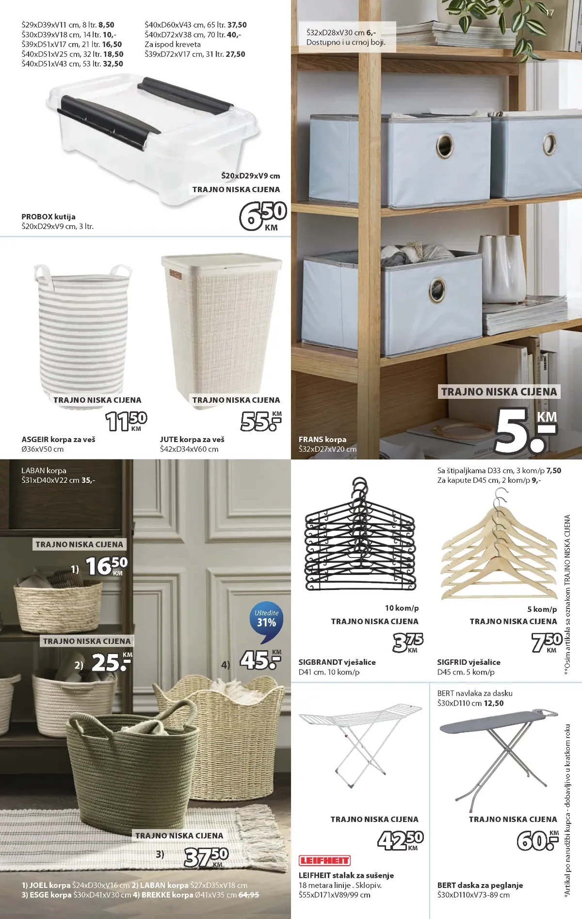 JYSK katalog akcija strana 17 – važi od 2.9. do 8.9.2026.