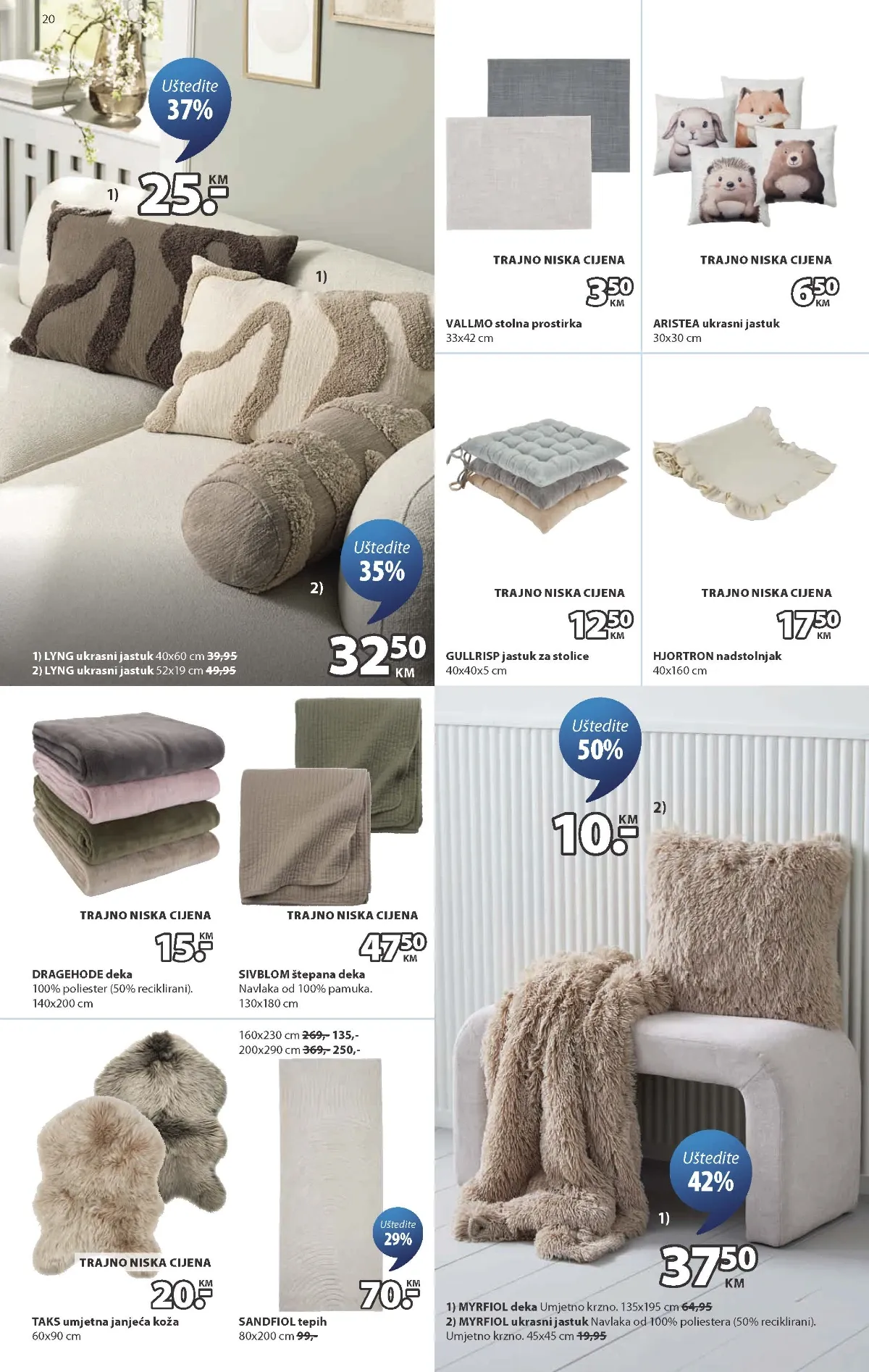 JYSK katalog akcija strana 20 – važi od 2.9. do 8.9.2026.
