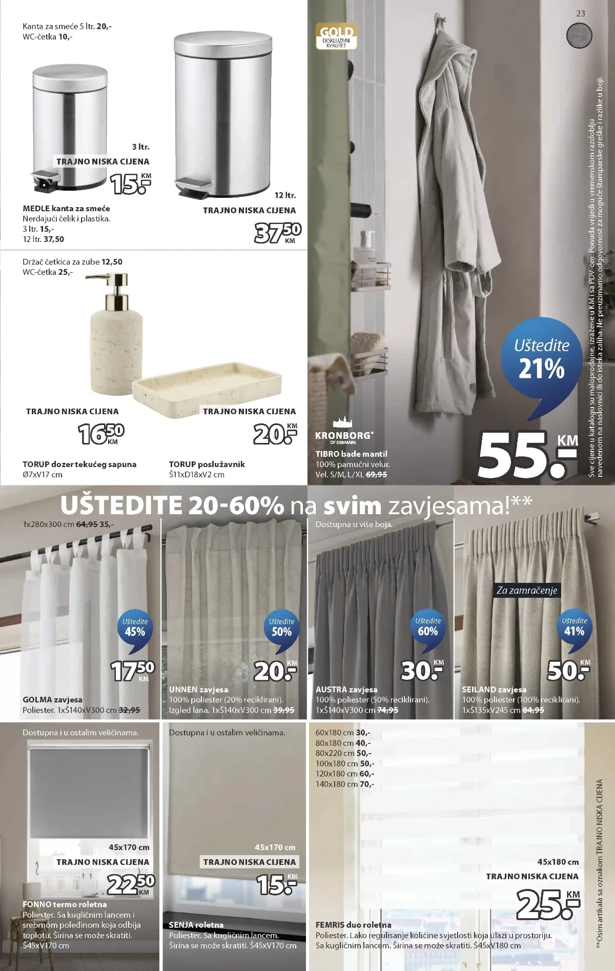 JYSK katalog akcija strana 23 – važi od 2.9. do 8.9.2026.