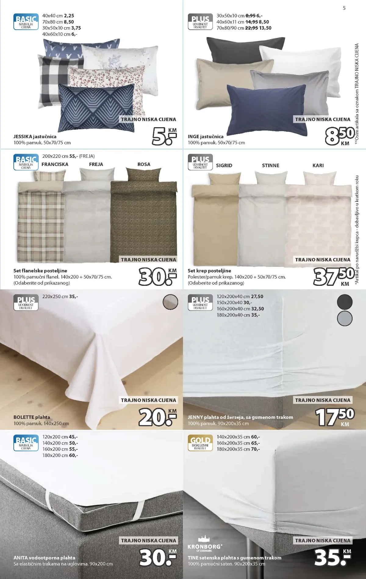 JYSK katalog akcija strana 5 – važi od 2.9. do 8.9.2026.