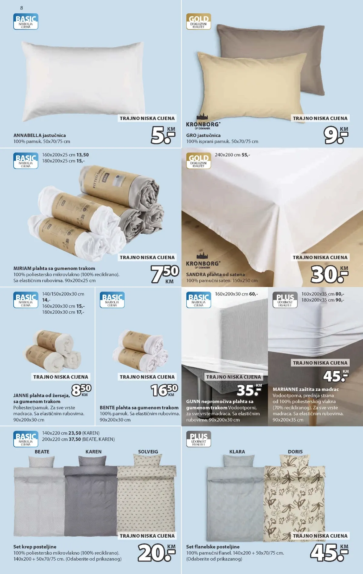 JYSK katalog akcija strana 8 – važi od 9.9. do 13.10.2026.