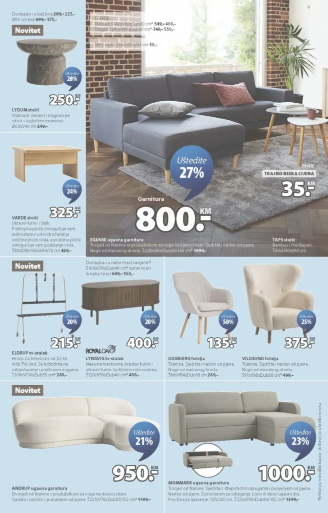 JYSK katalog, strana 9