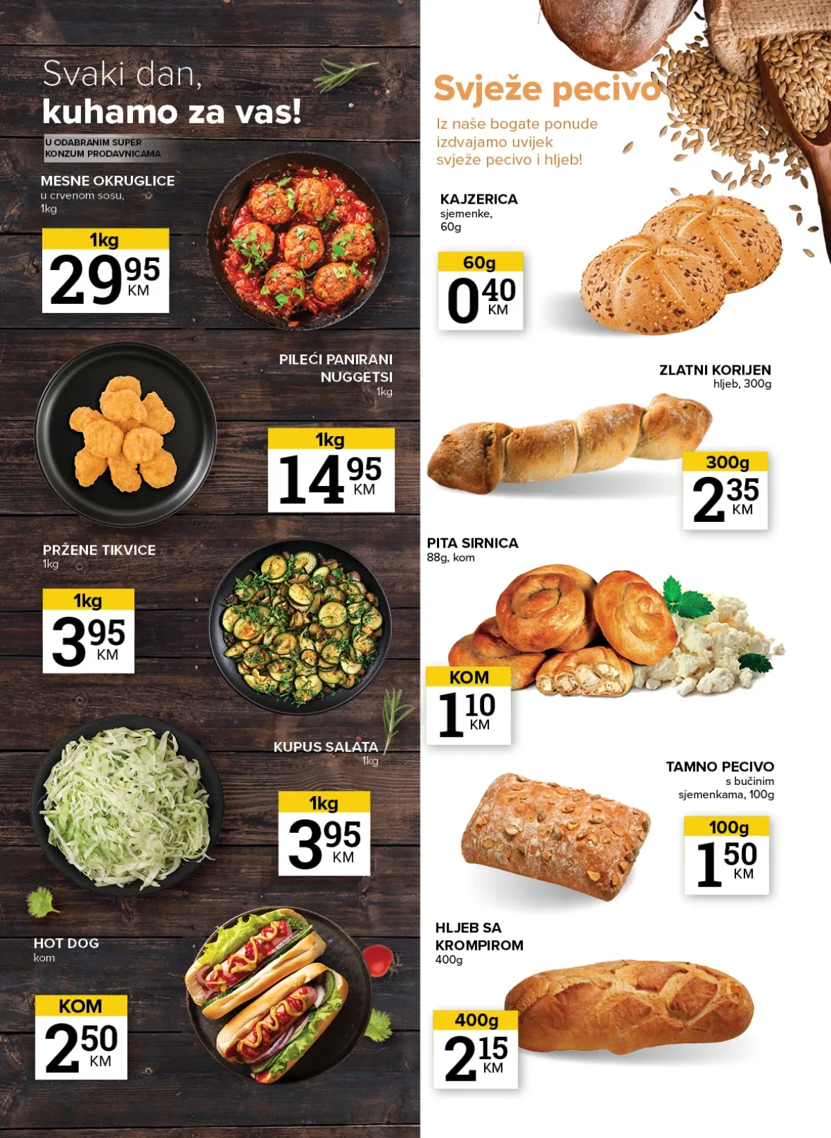 Konzum i Mercator katalog akcija strana 11 – važi od 8.9. do 14.9.2026.