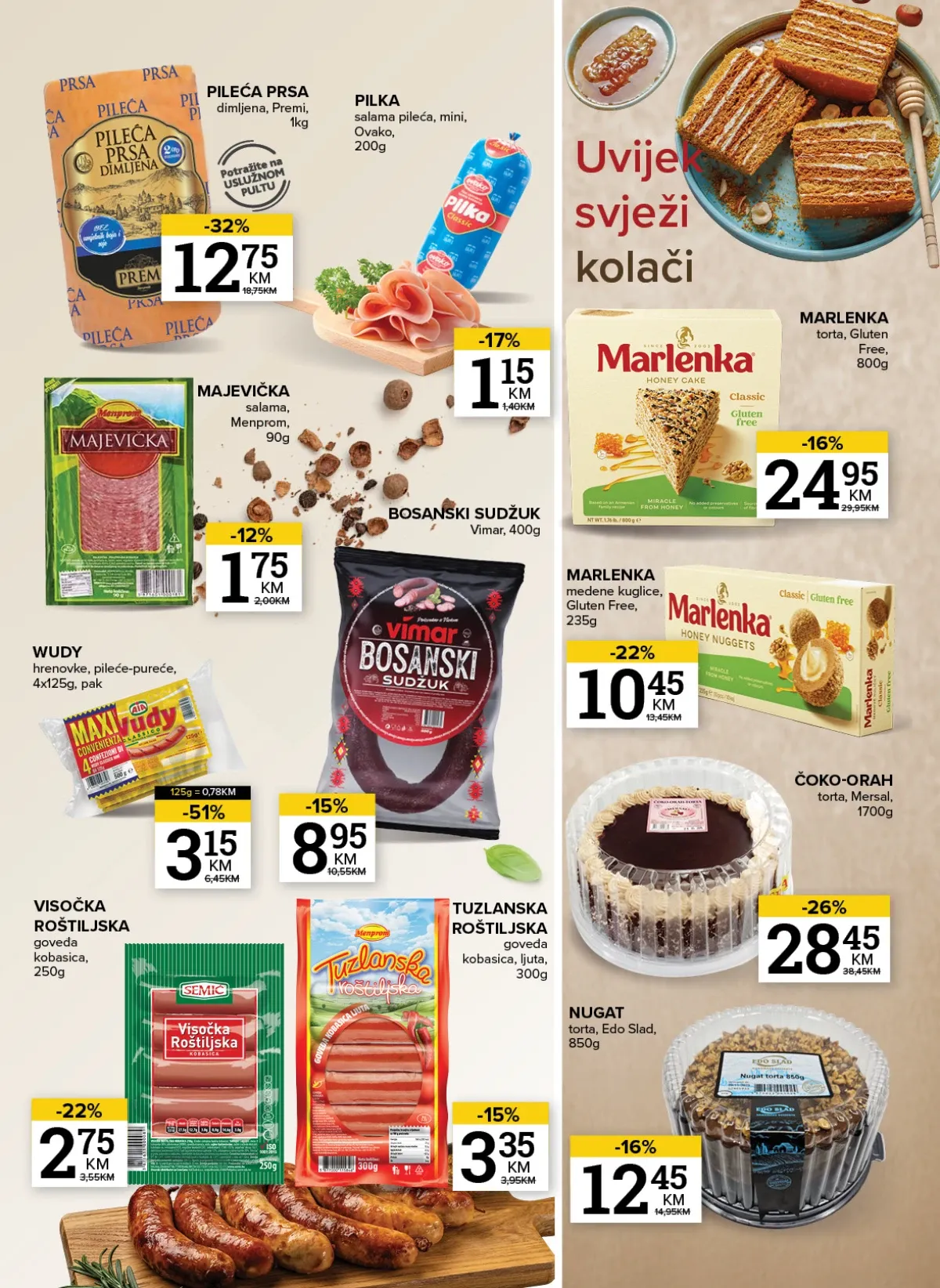 Konzum i Mercator katalog akcija strana 13 – važi od 8.9. do 14.9.2026.