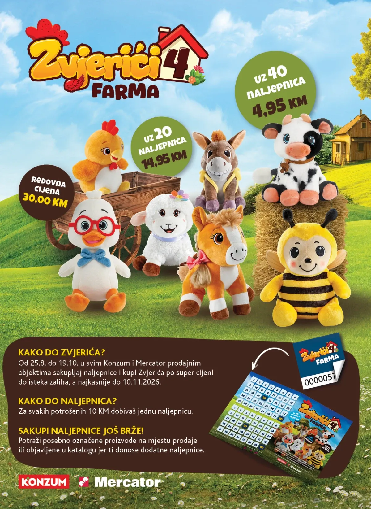 Konzum i Mercator katalog akcija strana 2 – važi od 8.9. do 14.9.2026.