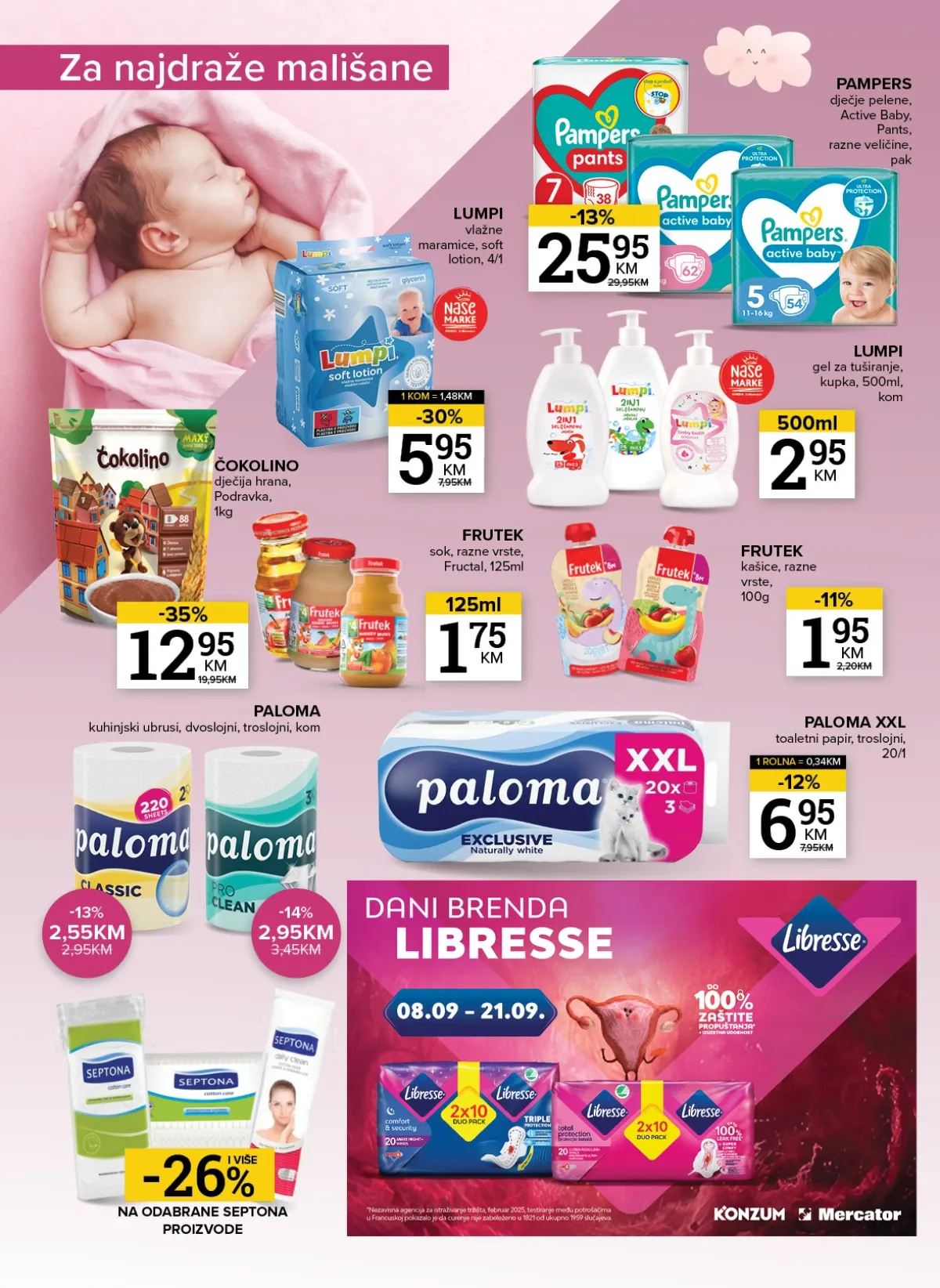 Konzum i Mercator katalog akcija strana 20 – važi od 8.9. do 14.9.2026.