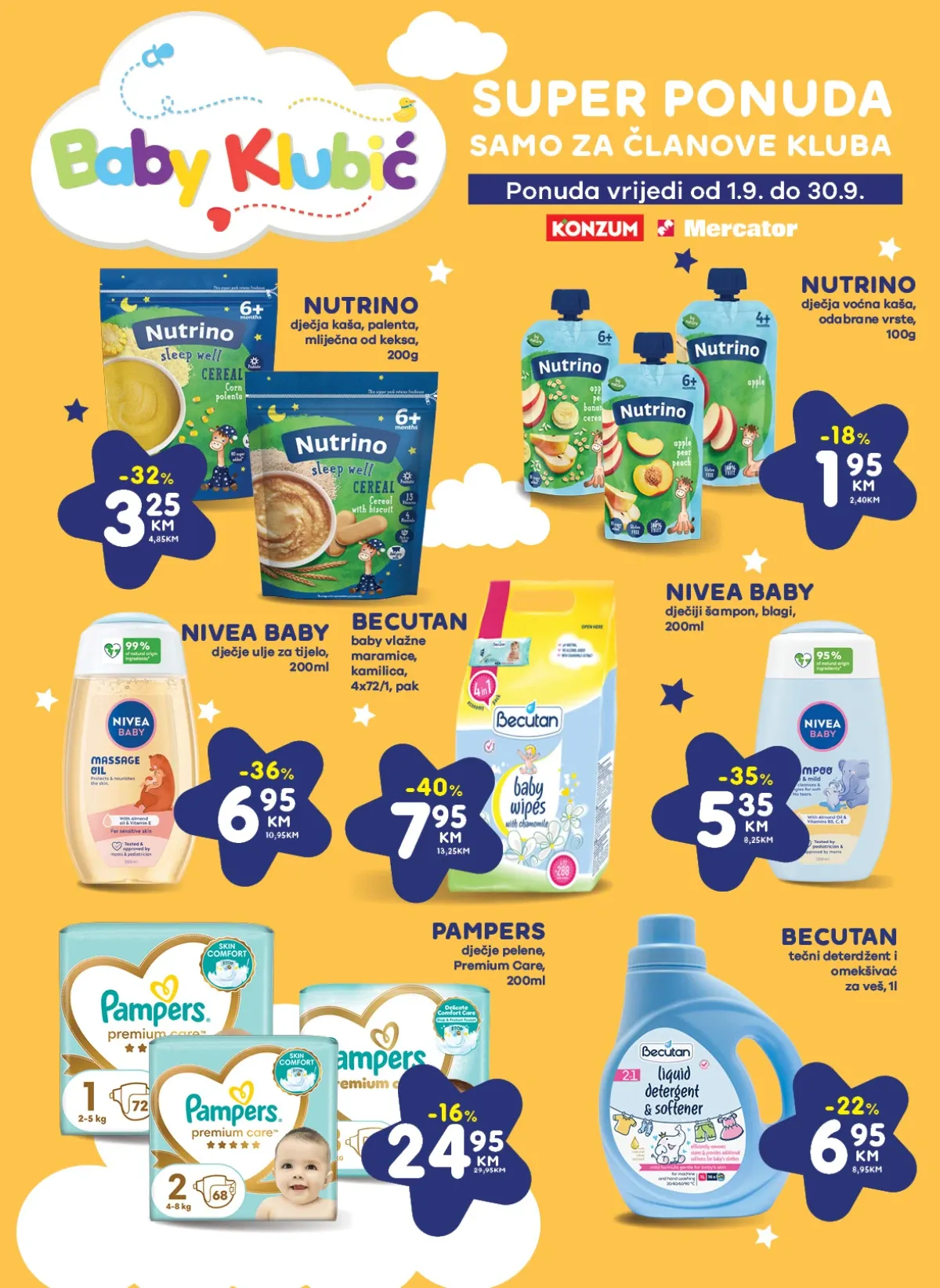 Konzum i Mercator katalog akcija strana 22 – važi od 8.9. do 14.9.2026.