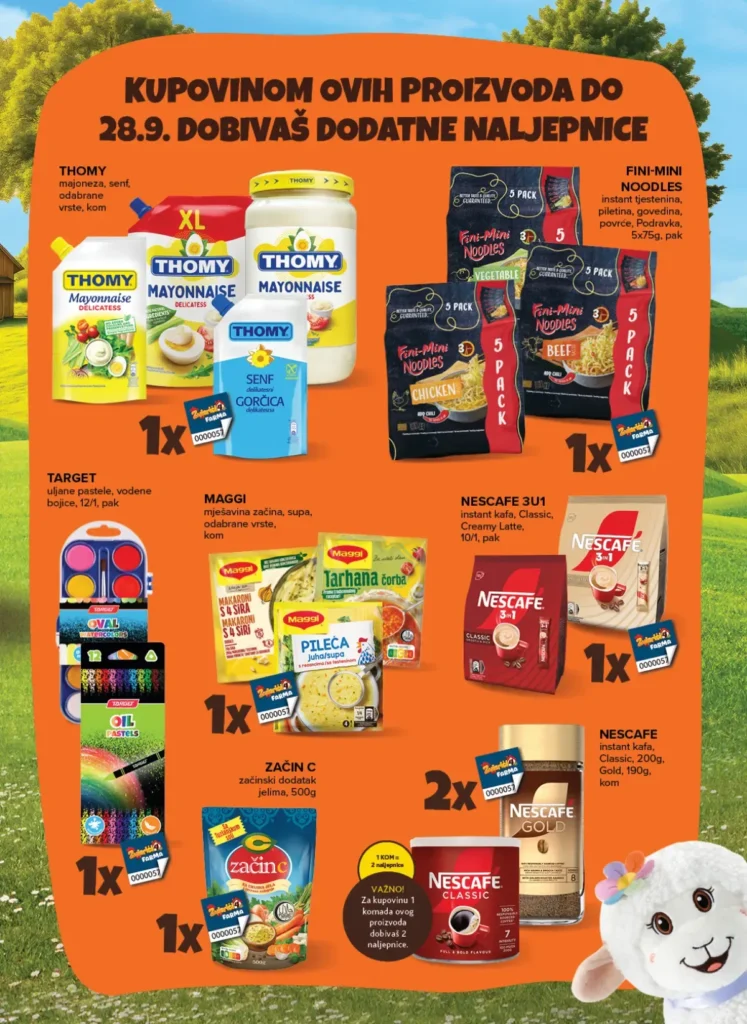 Konzum i Mercator katalog, strana 3