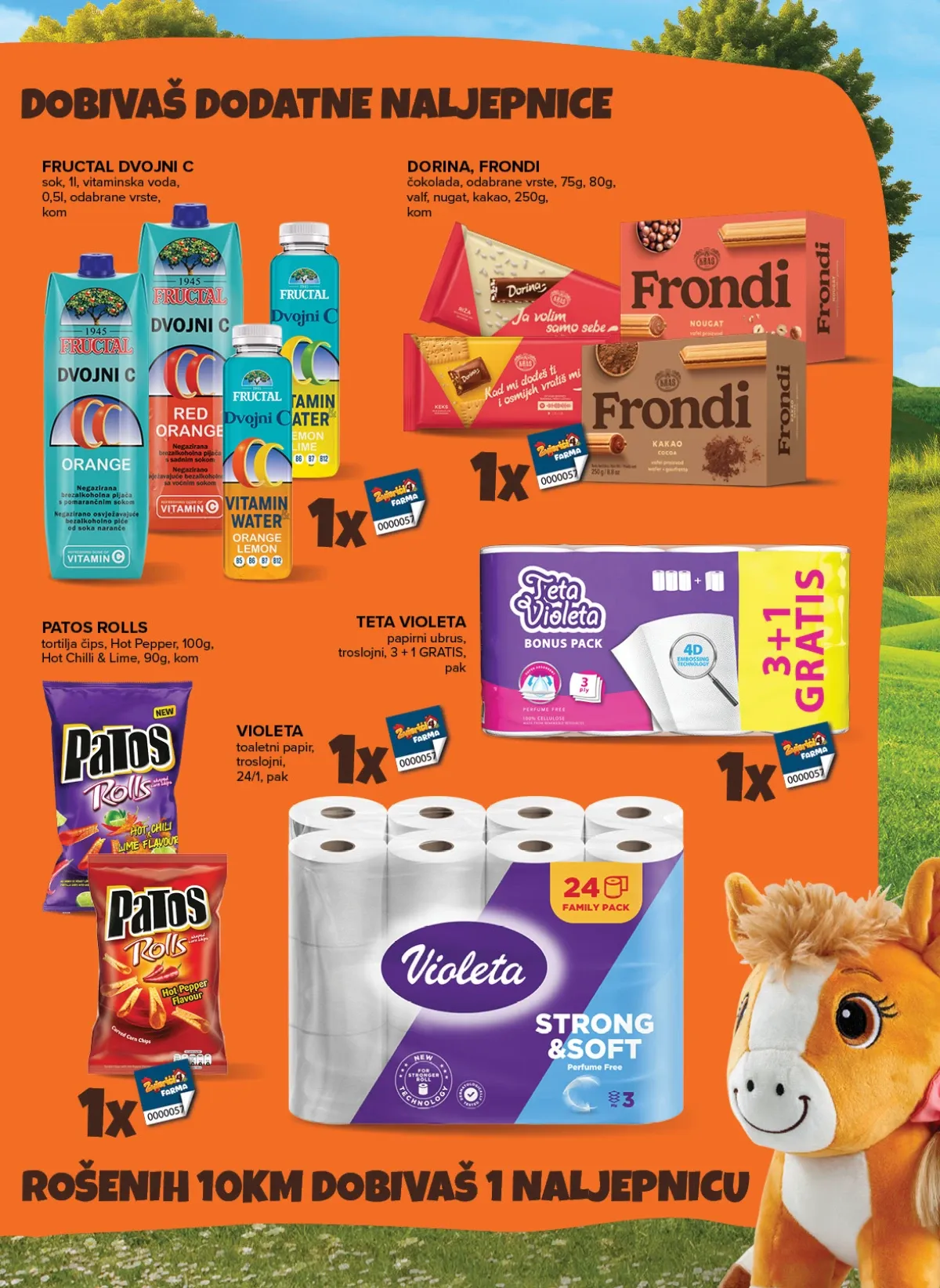 Konzum i Mercator katalog akcija strana 5 – važi od 8.9. do 14.9.2026.