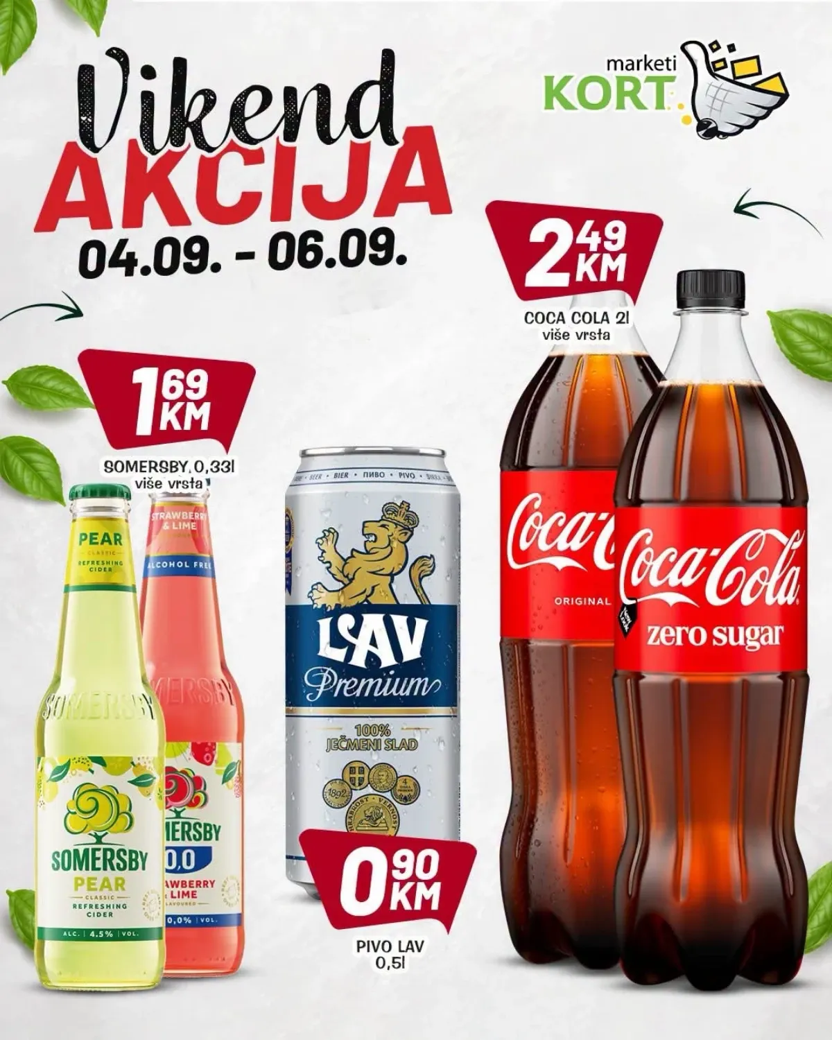 Kort katalog akcija strana 6 – važi od 4.9. do 6.9.2026.