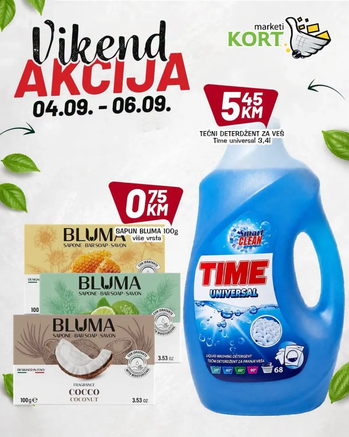 Kort katalog akcija strana 7 – važi od 4.9. do 6.9.2026.