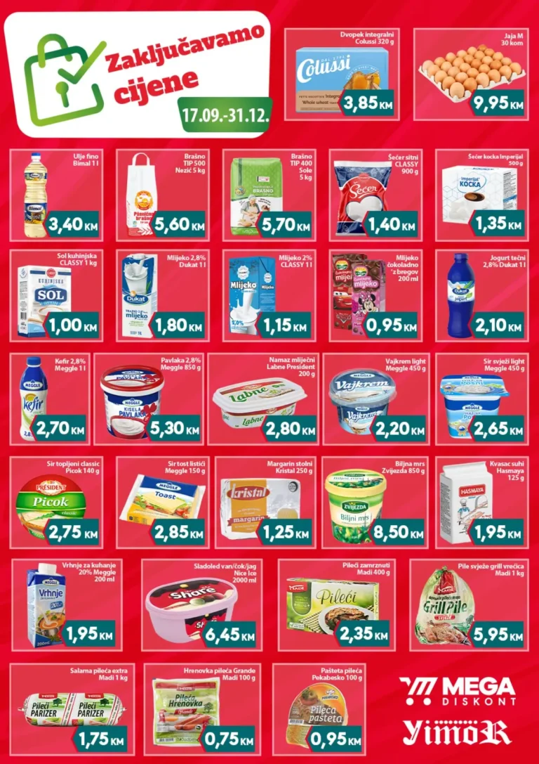 Mega diskont katalog akcija strana 1 – važi od 17.9. do 31.12.2026.