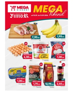 Mega diskont katalog akcija strana 1 – važi od 10.9. do 13.9.2026.