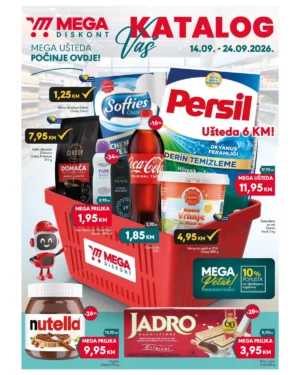 Mega diskont katalog 14.9. – 24.9.2026. – popusti do 33%