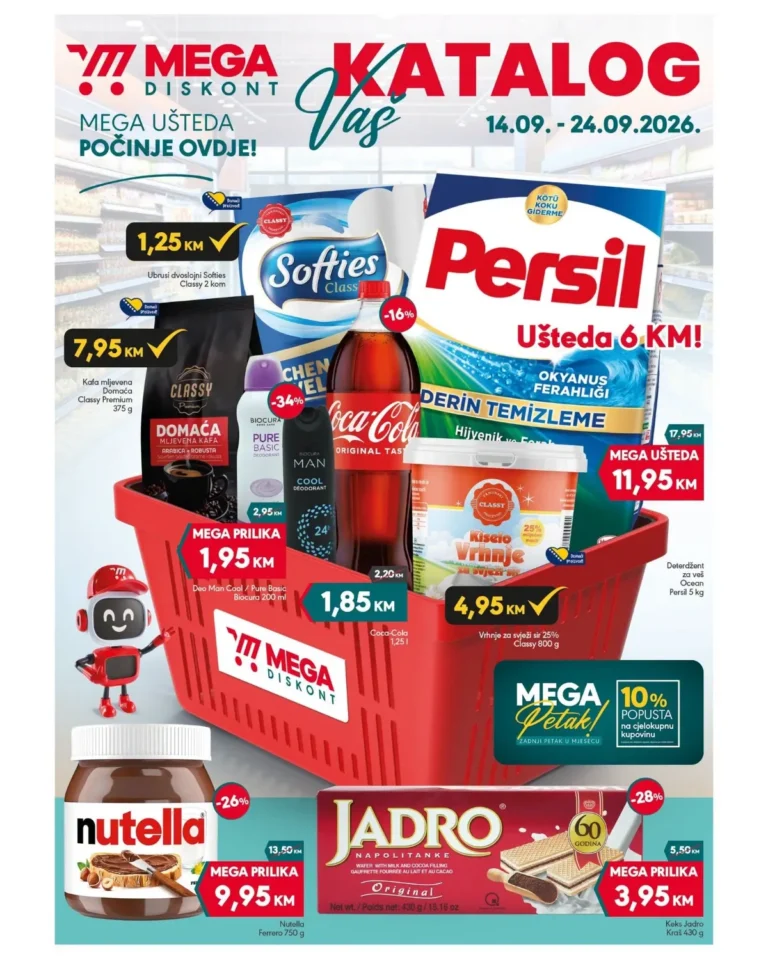 Mega diskont katalog, korica