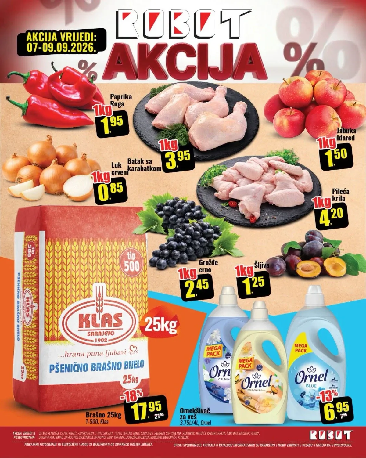 Robot katalog akcija strana 1 – važi od 7.9. do 9.9.2026.