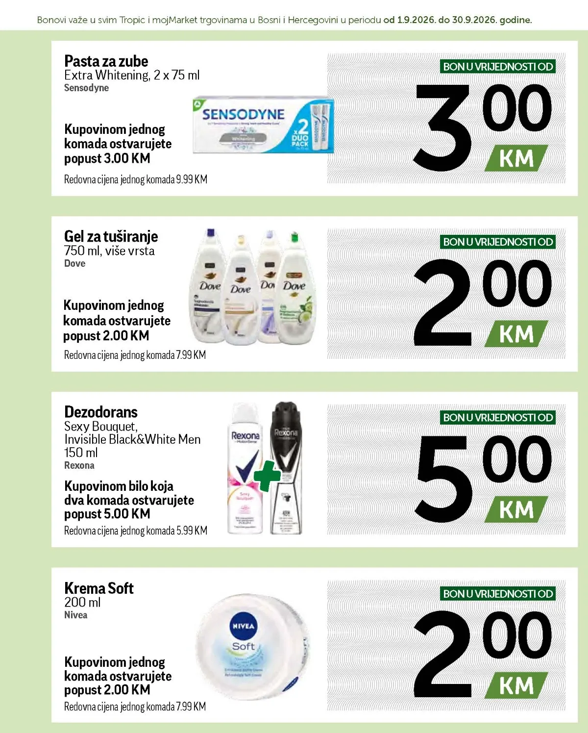 Tropic katalog akcija strana 10 – važi od 1.9. do 30.9.2026.