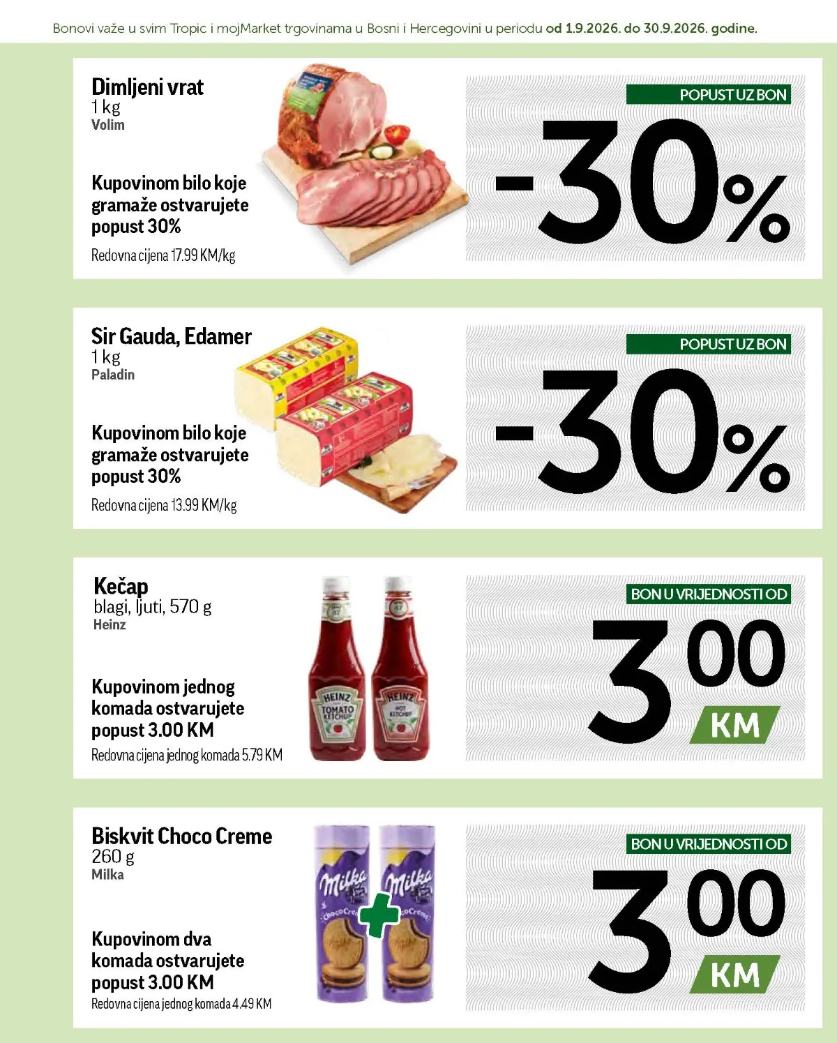 Tropic katalog akcija strana 6 – važi od 1.9. do 30.9.2026.