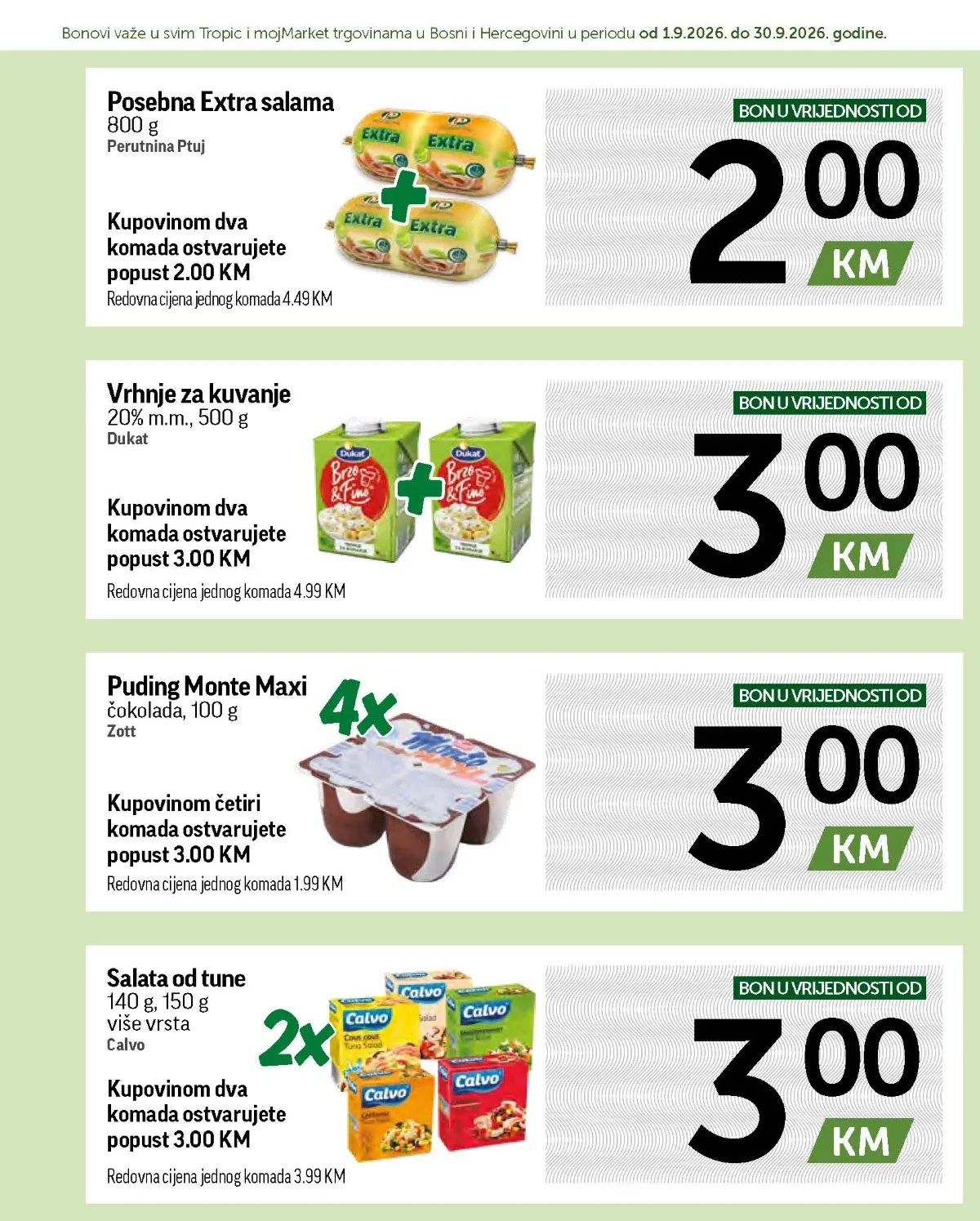 Tropic katalog akcija strana 7 – važi od 1.9. do 30.9.2026.
