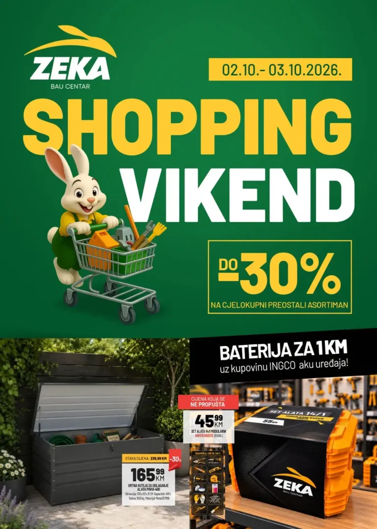 Zeka Baucentar katalog, korica
