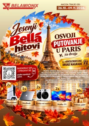 Belamionix katalog JESENJI BELLA HITOVI 26.10-9.11.2026.