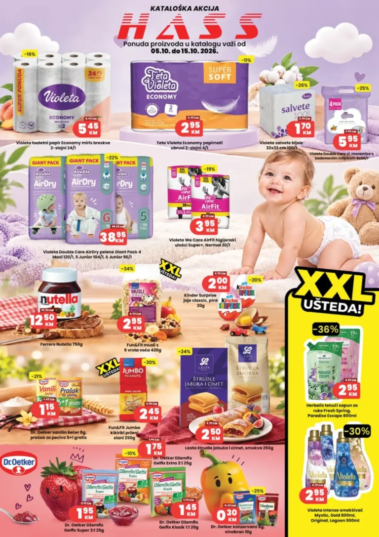 Hass katalog akcija strana 1 – važi od 5.10. do 15.10.2026.