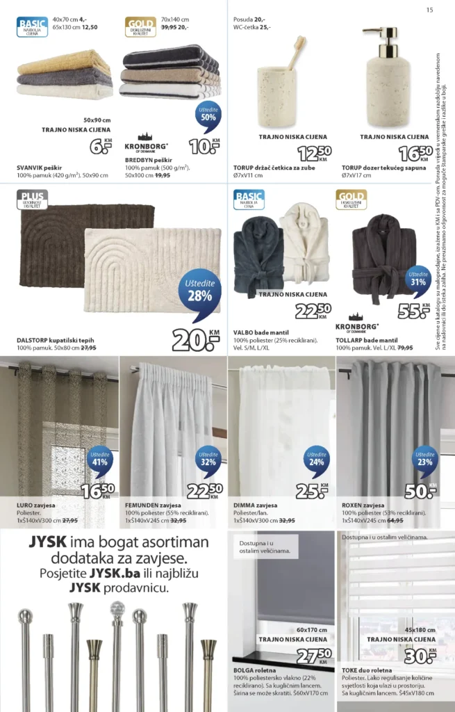 JYSK katalog, strana 15