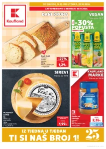 Kaufland Hrvatska katalog DANI KRUHA 14-20.10.2026.