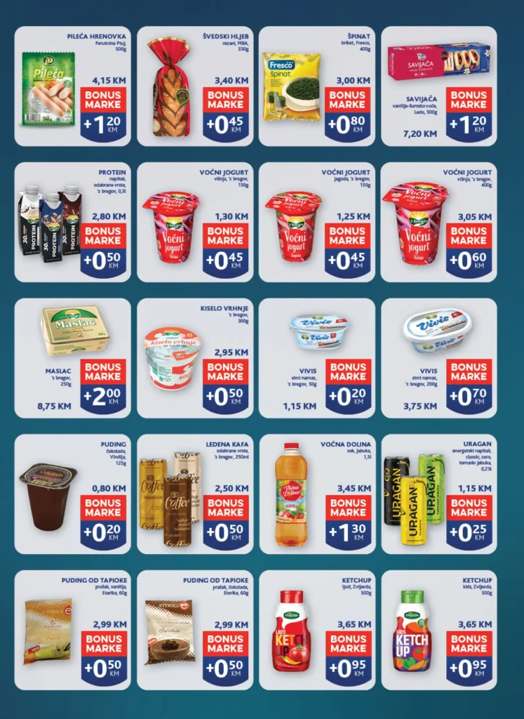 Konzum i Mercator katalog, strana 3