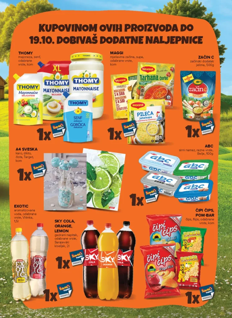 Konzum i Mercator katalog, strana 3