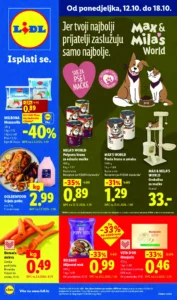 Lidl Hrvatska katalog od ponedjeljka 12-18.10.2026.