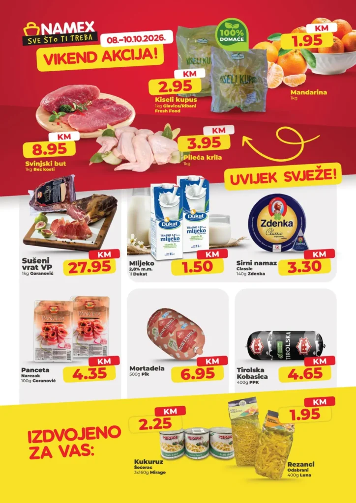 Namex katalog, strana 1