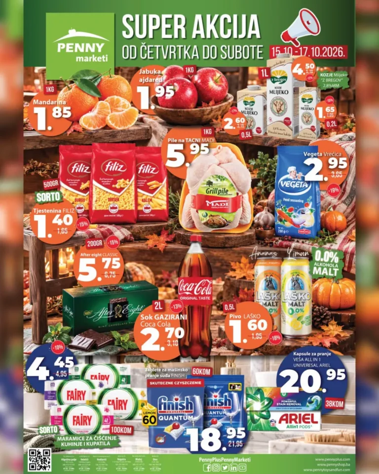 Penny katalog akcija strana 1 – važi od 15.10. do 17.10.2026.