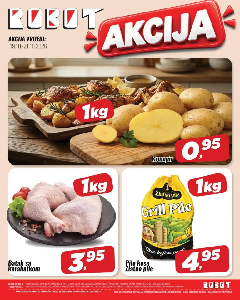 Robot katalog akcija strana 1 – važi od 19.10. do 21.10.2026.