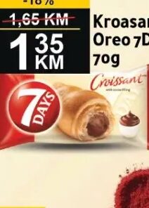 7 Days kroasan Oreo 70 g, Best