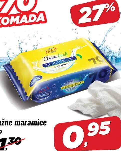 Adea Vlažne maramice 70 komada
