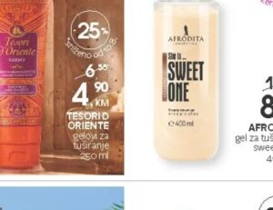 Afrodita gel za tusiranje sweet one 400 ml, CM