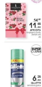 AFRODITA raspberry body ženski set 25, CM