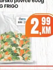AG FRIGO Carsko povrće 600 g, Fortuna