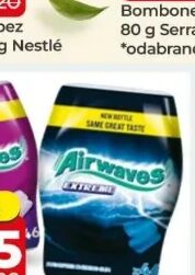 Airwaves žvake Blackcurrant/Extreme 64 g, Bingo