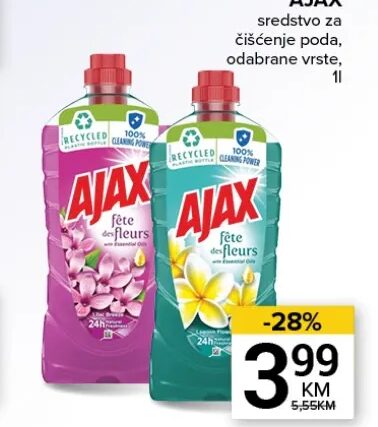 Ajax sredstvo za čišćenje poda 1 l