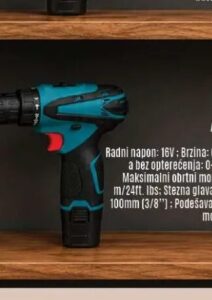 AKU bušilica VP10103 2 baterije + kofer, Robot